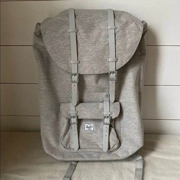 Gray Herschel Supply Company Men's Backpack - Picture 1 of 7